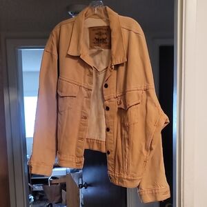 Levi's Naturals Tan Vintage Jacket Made In The USA.